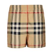 Vintage Check Shorts Burberry , Multicolor , Dames