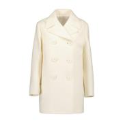 Klassieke wollen jas Prada , Beige , Dames