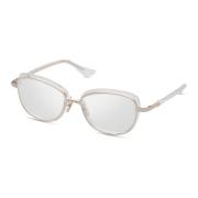 Stylish Eyewear Frames in White Gold Dita , White , Unisex