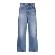 Blauwe Katoenen Jeans Mid-Rise Klassieke Zakken Givenchy , Blue , Here...