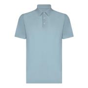 Blauwe T-shirts & Polos voor mannen Zanone , Blue , Heren