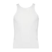 Klassieke Tanktop Mouwloos Katoen Saint Laurent , White , Heren