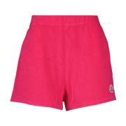 Katoenen Spons Rechte Snit Elastische Band Moncler , Pink , Dames