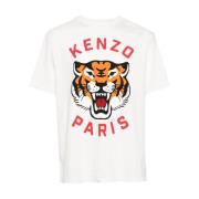 Witte T-shirts Polos voor mannen Kenzo , White , Heren