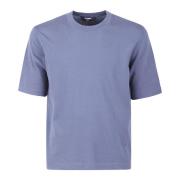 Blauwe T-shirts en Polos K-Way , Blue , Heren