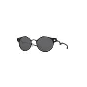 Zwarte Deadbolt Zonnebril Oakley , Black , Unisex