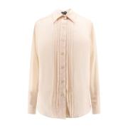 Zijden Roze Shirt Puntkraag Tom Ford , Pink , Dames