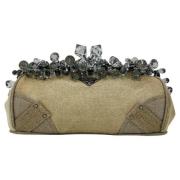 Pre-owned Canvas clutches Prada Vintage , Gray , Dames