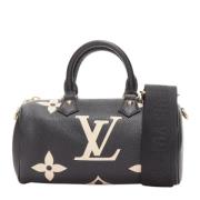 Pre-owned Leather louis-vuitton-bags Louis Vuitton Vintage , Black , D...