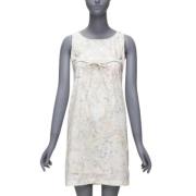 Pre-owned Cotton dresses Chanel Vintage , White , Dames