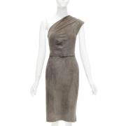 Pre-owned Suede dresses Ralph Lauren Pre-owned , Gray , Dames