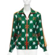 Pre-owned Silk outerwear Gucci Vintage , Multicolor , Dames