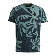 Allover Print Ronde Hals T-Shirt PME Legend , Multicolor , Heren