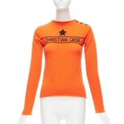 Pre-owned Cashmere tops Dior Vintage , Orange , Dames