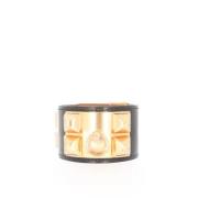 Pre-owned Leather bracelets Hermès Vintage , Black , Dames