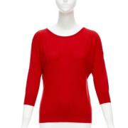 Pre-owned Cashmere tops Alexander McQueen Pre-owned , Red , Dames