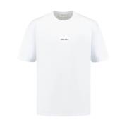 Crewneck Oversized T-shirt Korte Mouw Pure Path , White , Heren