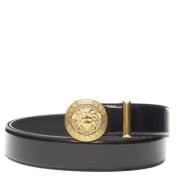 Pre-owned Leather belts Versace Pre-owned , Black , Dames