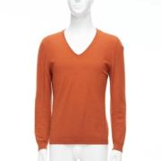 Pre-owned Cashmere tops Gucci Vintage , Orange , Heren