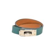 Pre-owned Metal bracelets Hermès Vintage , Green , Dames