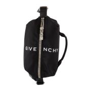 Nylon Zip Schoudertas Givenchy , Black , Heren
