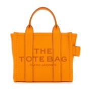 Oranje Leren Micro Tote Tas Handtas Marc Jacobs , Orange , Dames