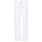 5-Pocket Jeans in Stone Washed Dsquared2 , White , Heren