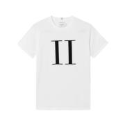 Encore Logo Katoen Slim Fit T-shirt Les Deux , White , Heren