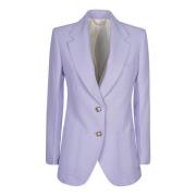 Lavendel Jas voor Stijlvolle Look Victoria Beckham , Purple , Dames