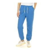 Blauwe Atletische Enkelbroek Ralph Lauren , Blue , Dames