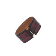 Pre-owned Metal bracelets Hermès Vintage , Brown , Dames