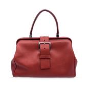 Pre-owned Leather prada-bags Prada Vintage , Red , Dames