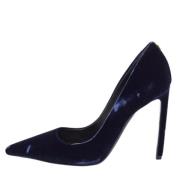 Pre-owned Velvet heels Tom Ford Pre-owned , Blue , Dames