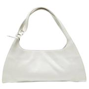 Pre-owned Leather handbags Gucci Vintage , White , Dames