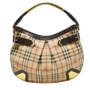 Pre-owned Leather handbags Burberry Vintage , Multicolor , Dames