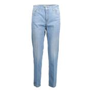 Lichtblauwe katoenen jeans & broek Kocca , Blue , Dames