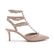 Roze Rockstud Caged Pumps met hak Valentino Garavani , Pink , Dames