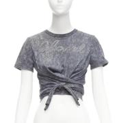 Pre-owned Cotton tops Chanel Vintage , Gray , Dames