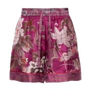 Bloemenprint Zijden Shorts Pierre-Louis Mascia , Multicolor , Dames