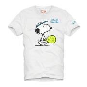 Coole Snoopy T-shirt voor mannen Saint Barth , White , Heren