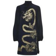 Pre-owned Silk dresses Emilio Pucci Pre-owned , Black , Dames