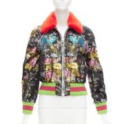 Pre-owned Silk outerwear Gucci Vintage , Multicolor , Dames