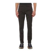 Slim Fit Broek Gaubert Model Dondup , Gray , Heren