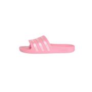 Roze Aqua Slides Vrouwen Gladde Oppervlakken Adidas , Pink , Dames