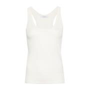 Kasjmier Gebreide Mouwloze Top Max Mara , White , Dames