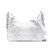 Zilveren Mini Voyou Crossbody Tas Givenchy , Gray , Dames