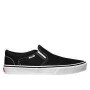 Asher Canvas Zwart Wit Sneakers Vans , Black , Heren