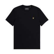 Luxe Plain T-Shirt Lyle & Scott , Black , Heren