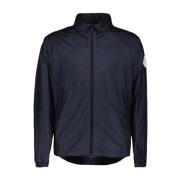 Windjack Octano Zwart Nylon Moncler , Blue , Heren