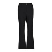 Rechte broek Moncler , Black , Dames